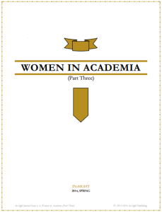 Issue 4.A, Idea - Women in Academia (Part Three)