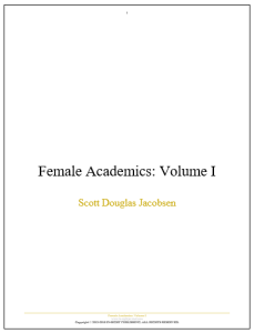 Female Academics - Volume I [Academic]